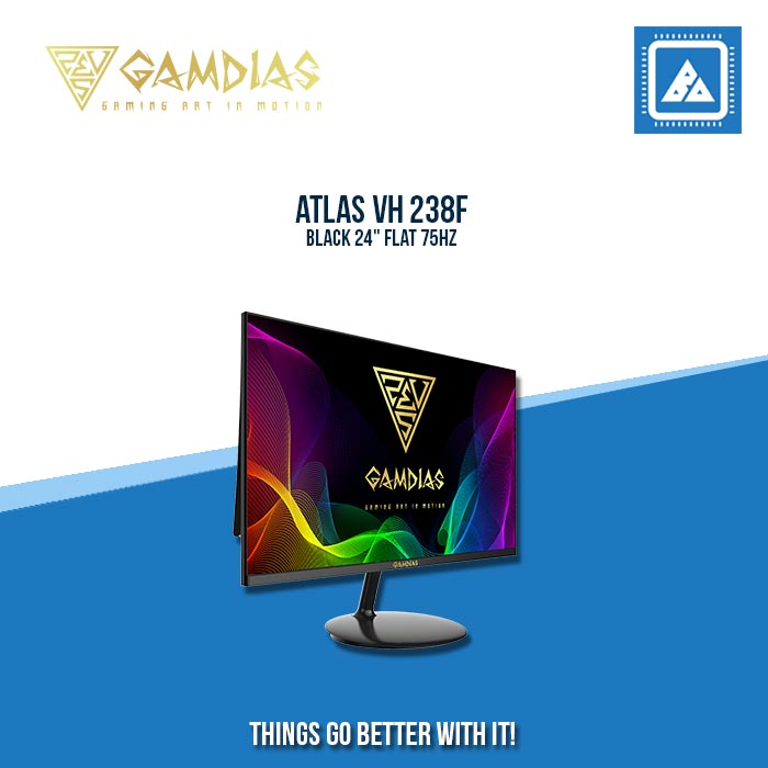 GAMDIAS ATLAS VH238F (24INCH FLAT 75HZ) GAMDIAS ATLAS VH238F (24INCH FLAT 75HZ)